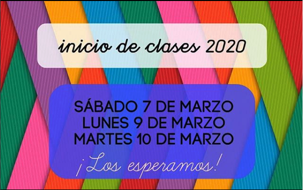 Comienzo de clases